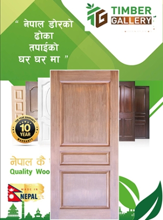 Selling direct from Nepali Factory design Modern Interior wooden doors Waterproof Chapra Polish 3Panel doors